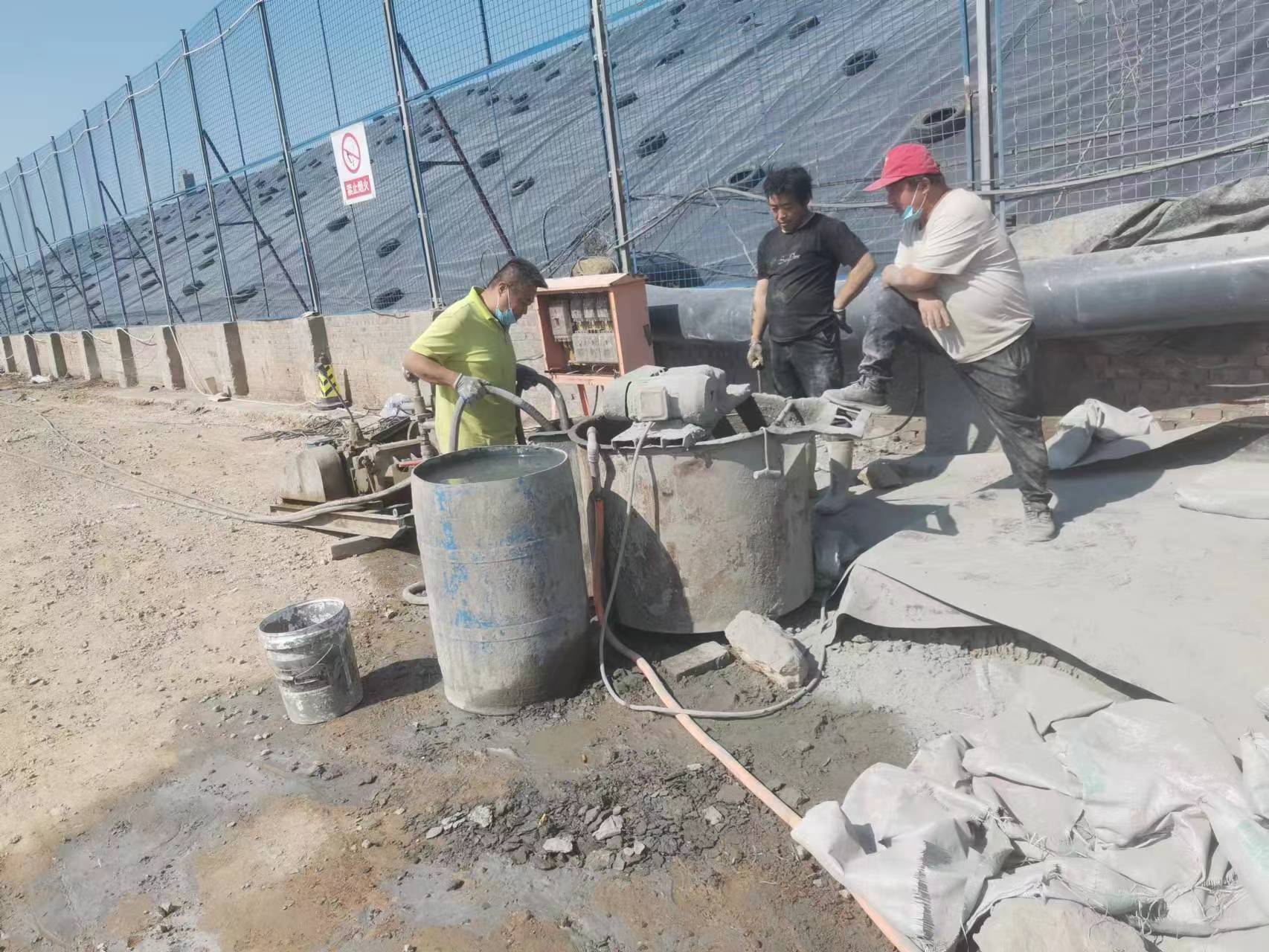 清水河袖阀管注浆